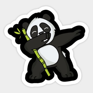 Dabbing Panda Sticker